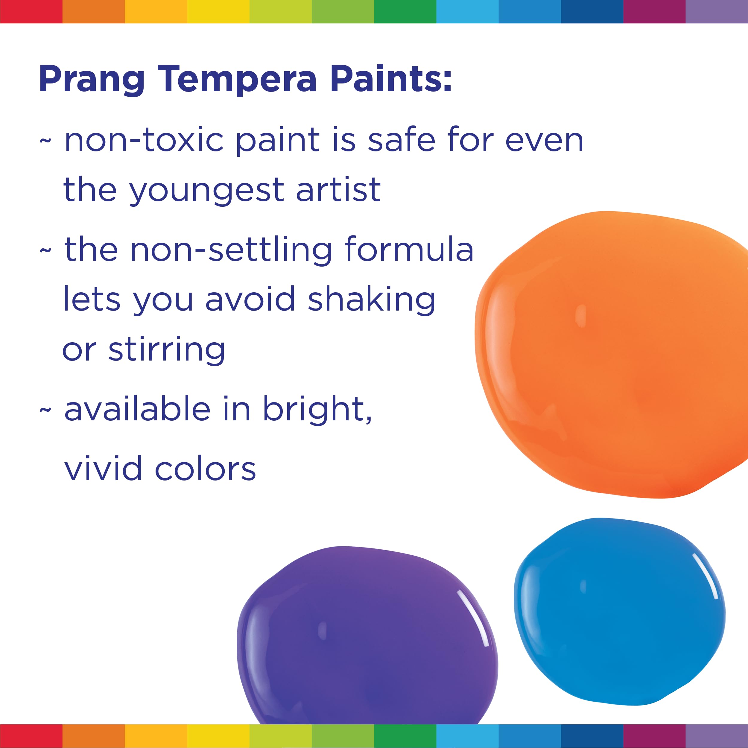 Prang Ready-to-Use Tempera Paint, Orange, 1 Gal., 1 Count - Image 4
