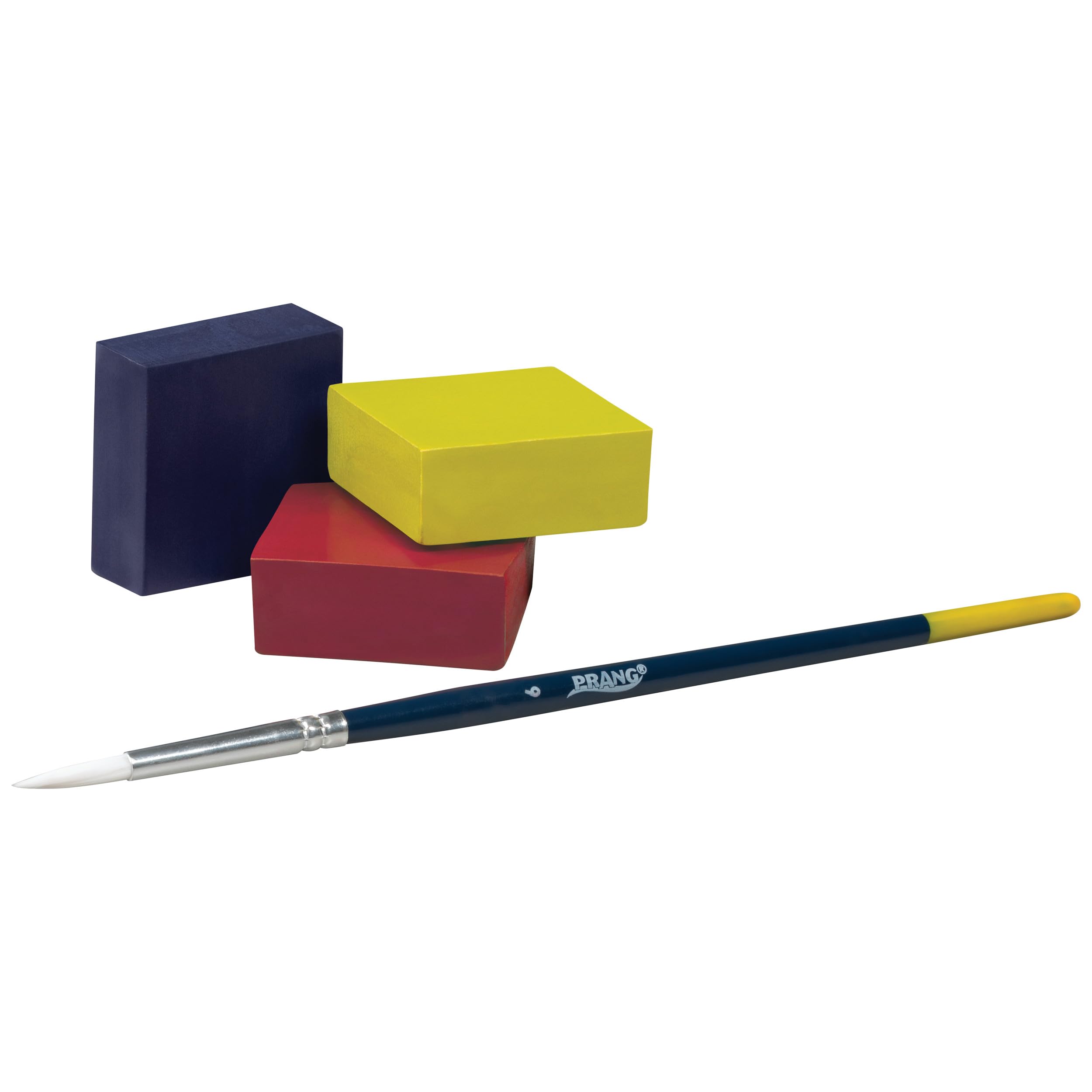 Prang Tempera Cake Set With Brush, 9 Assorted Colors, 1 Count - Image 6